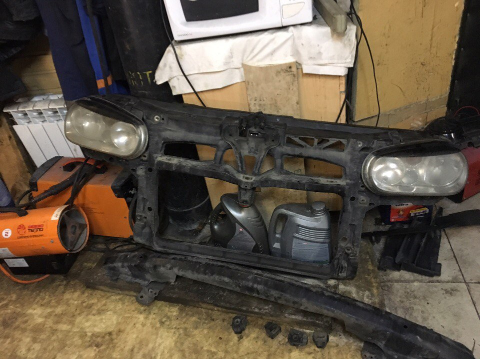 Замена радиатора охлаждения, промывка интеркулера. — Volkswagen Golf ...