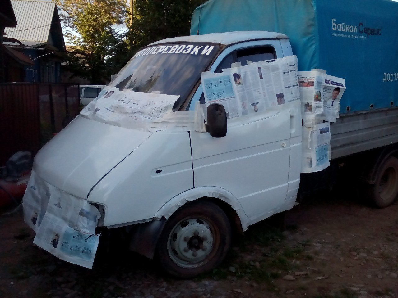 Подготовка газели к покраске своими руками