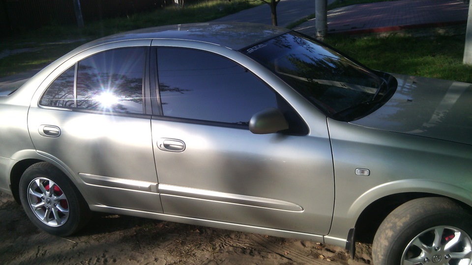 Новая тонировка(Американка) — Nissan Almera Classic (B10), 1,6 л, 2007 ...