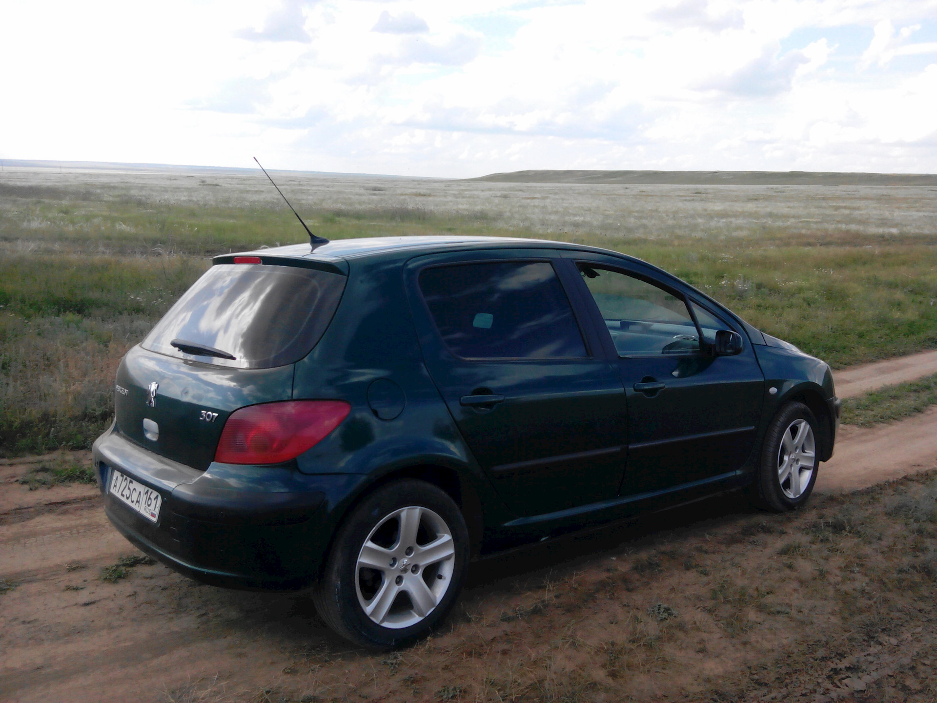 peugeot 307 темнозеленый металлик