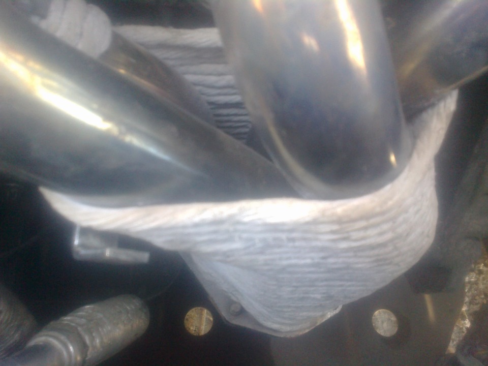 Треснул выпускной коллектор? Меняй к чёрту! — Opel Vectra B, 1,8 л ...