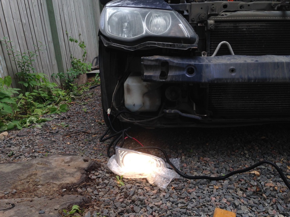 Установка противотуманок вместо заглушек — Honda Civic 4D (8G), 1,8 л ...