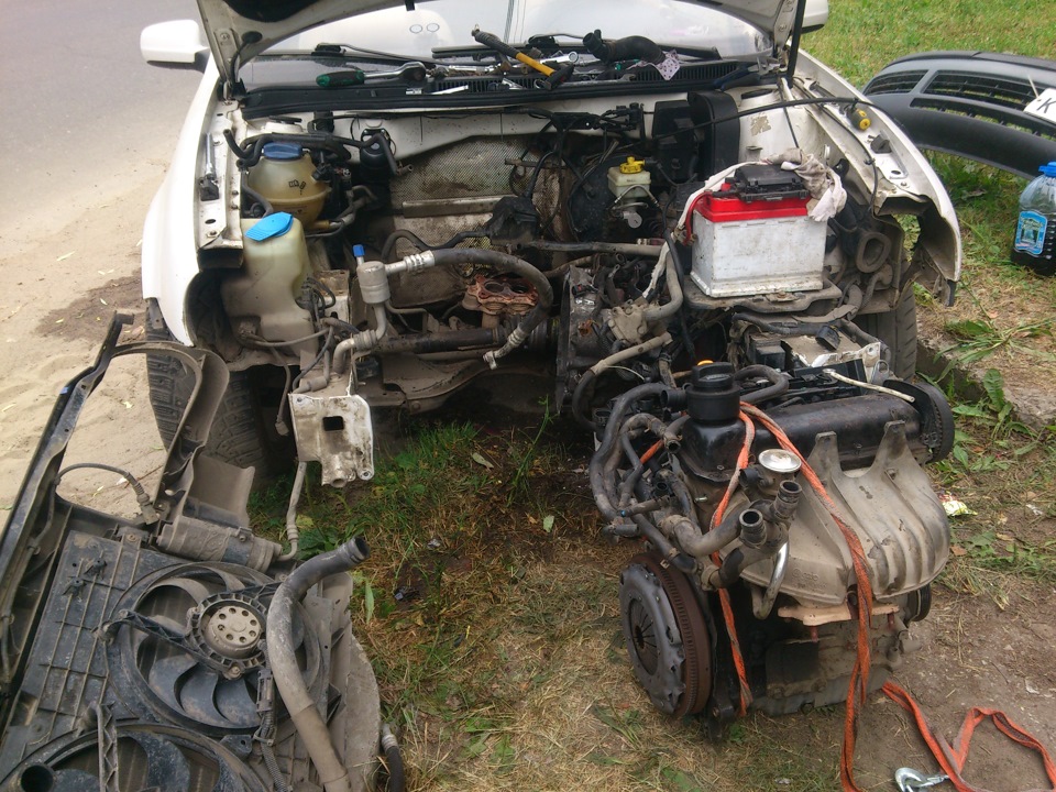 Меняем Двиг — Volkswagen Golf Mk4, 2 л, 1999 года | своими руками | DRIVE2