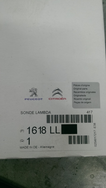 1618LL Датчик кислородный Citroen/Peugeot перед катализатором Peugeot ...