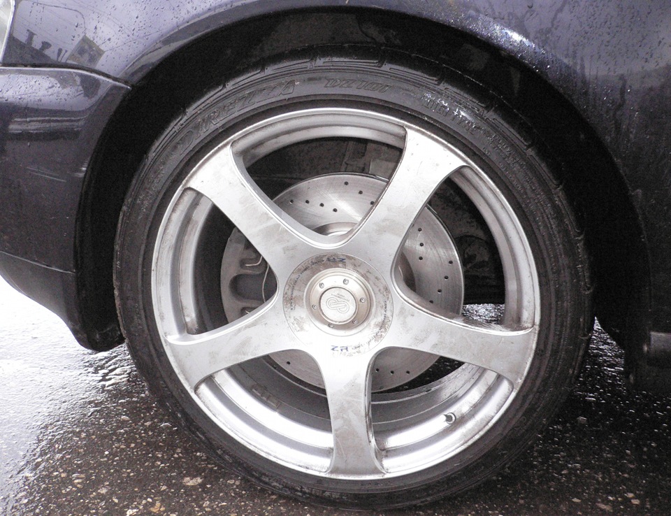 замена/апгрейд передних тормозов — Audi A3 (8L), 1,8 л, 2001 года ...