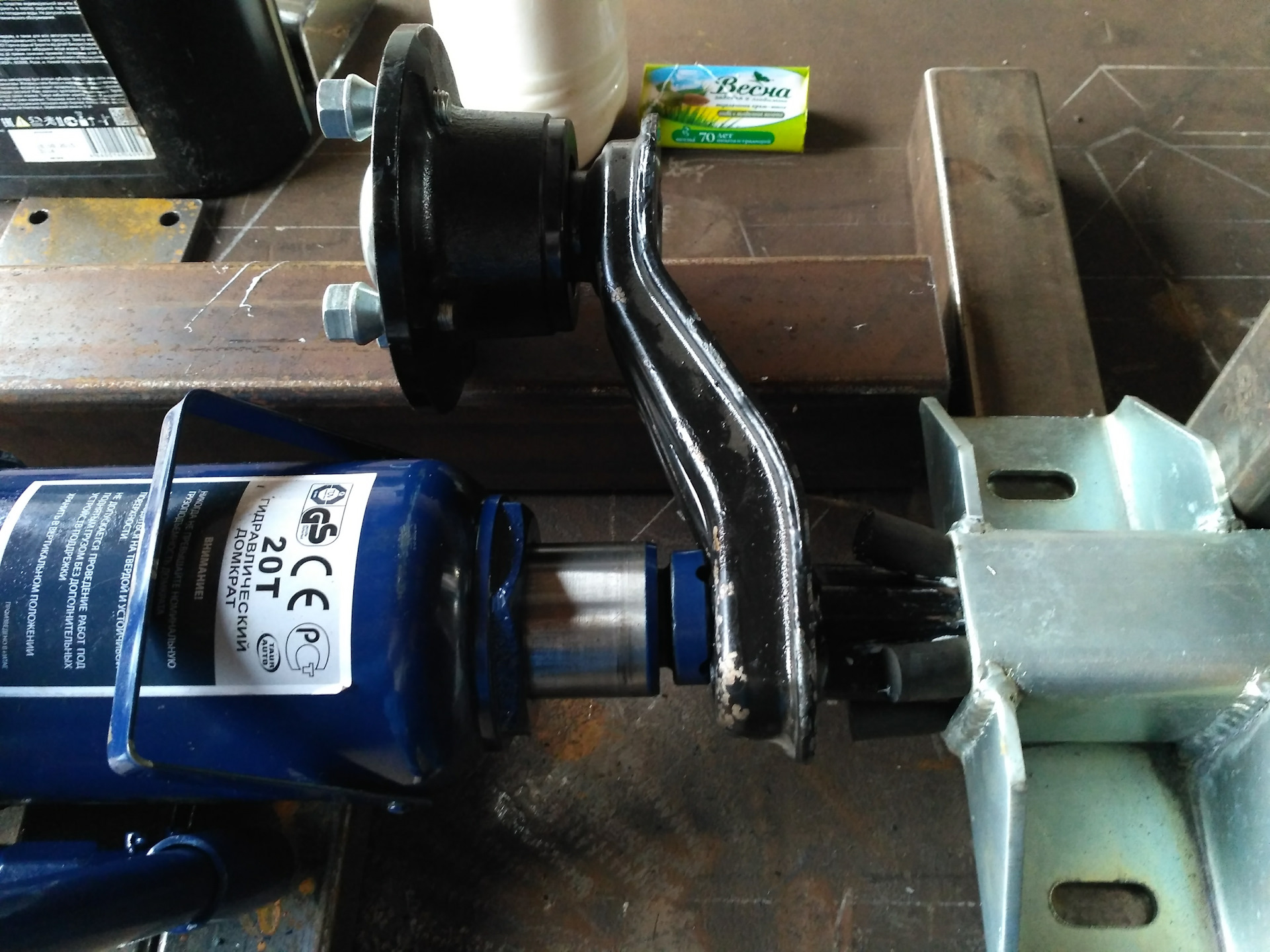 Ремонт или изготовление оси прицепа на резино-жгутовой подвеске ...