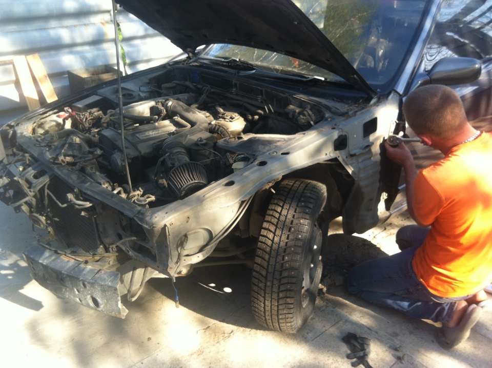 ламбо-примерочка — Nissan Skyline (R32), 2 л., 1992 года | своими ...