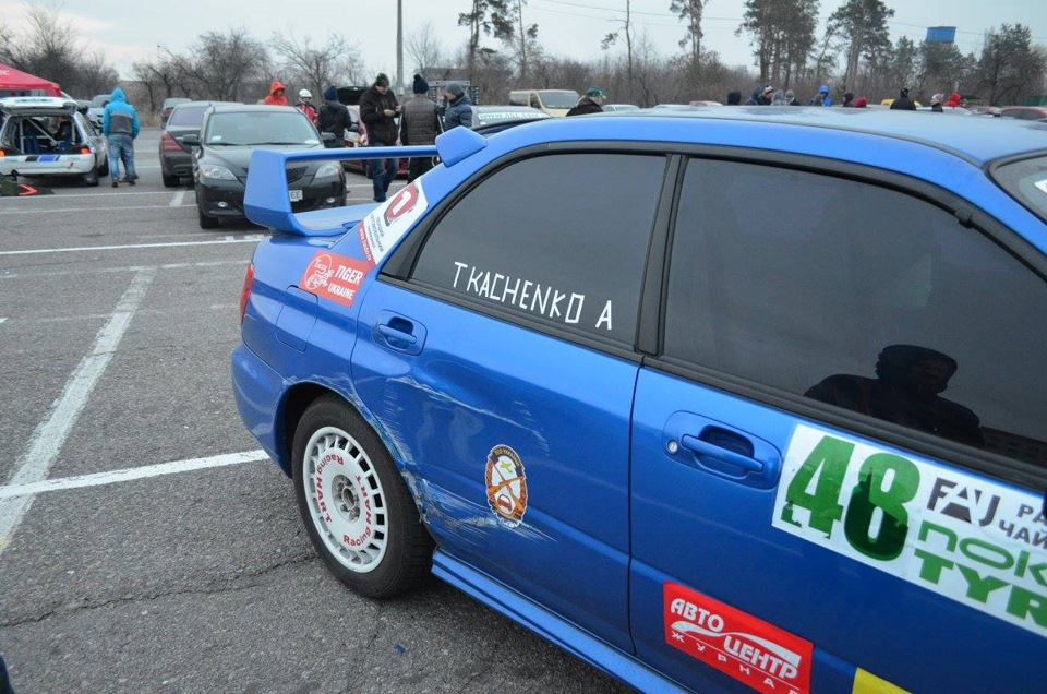 первая (надеюсь последняя) боевая царапина — Subaru Impreza WRX STI (GD)