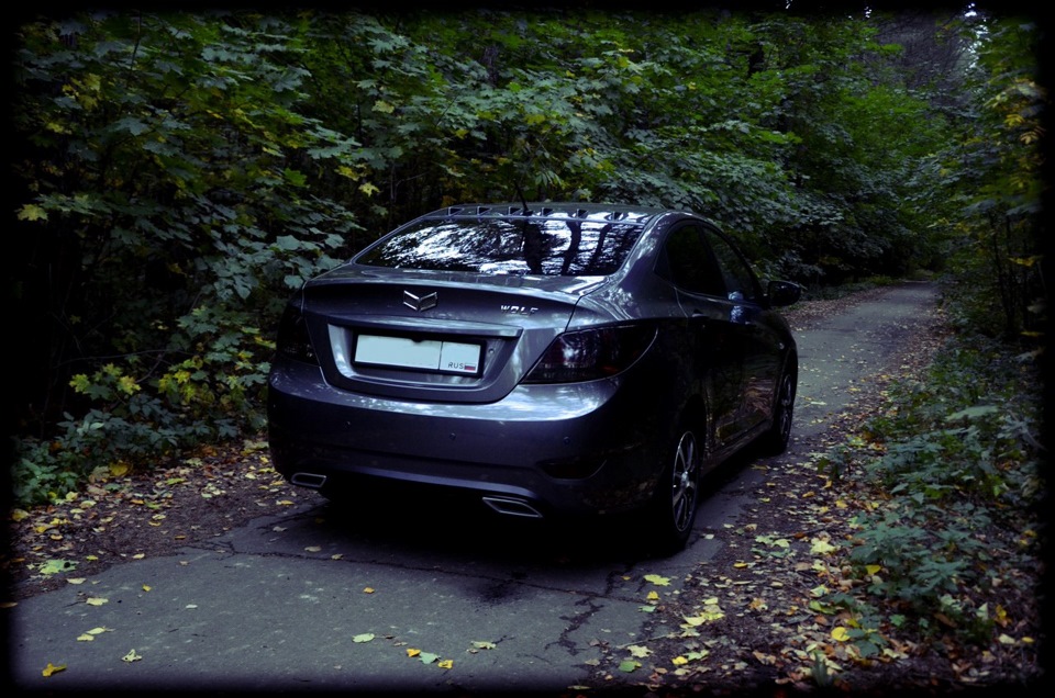 Победа в конкурсе "Стильная штучка" — Hyundai Solaris, 1,6 л, 2011 года ...