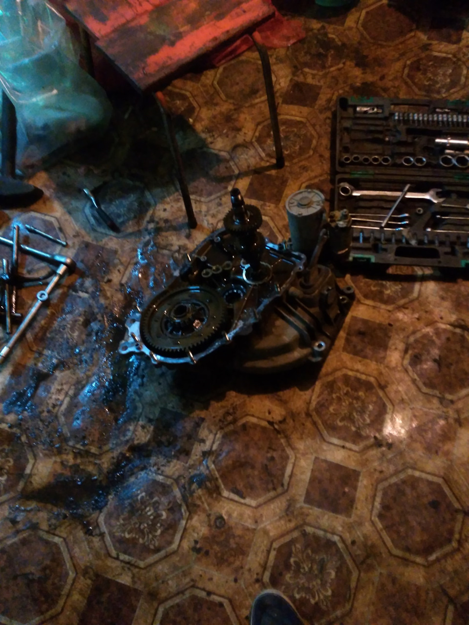 Переборка коробки передач — Lada 2113, 1,6 л, 2008 года | своими руками ...