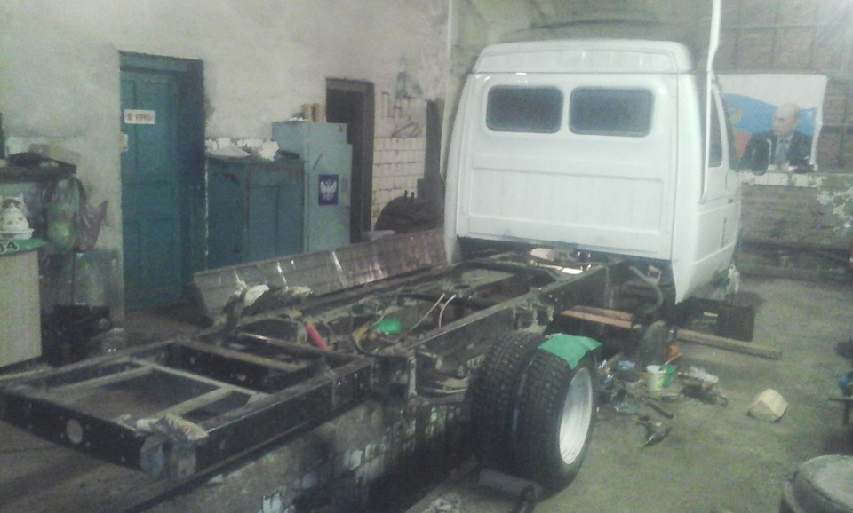 удлинение Газели\"фермер\"№1 — ГАЗ Газель, 2,4 л, 2000 года | своими ...