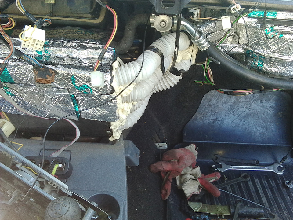 Печка шумит но не дует или кривые руки. — УАЗ Pickup, 2,7 л, 2010 года ...