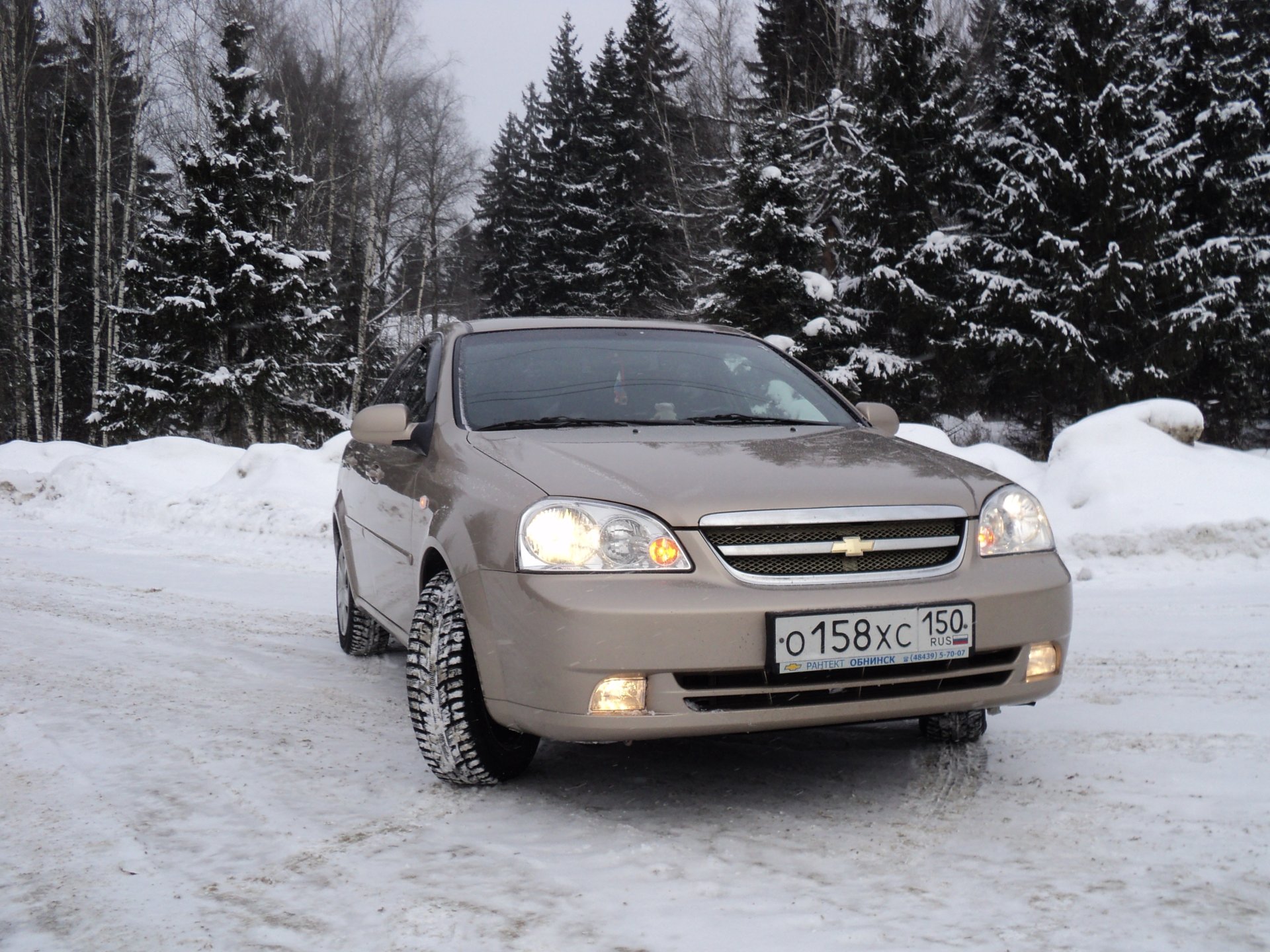 Chevrolet Lacetti седан зимой