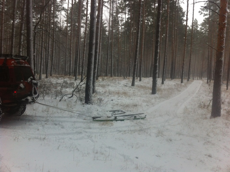 Пришла зима или про самоблок — Nissan Safari (Y60), 4,2 л, 1991 года ...