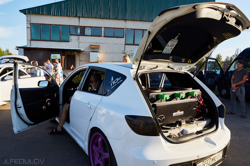 автозвук#орехово-зуево#06.08.26 — Mazda 3 (1G), 2 л., 2008 года ...