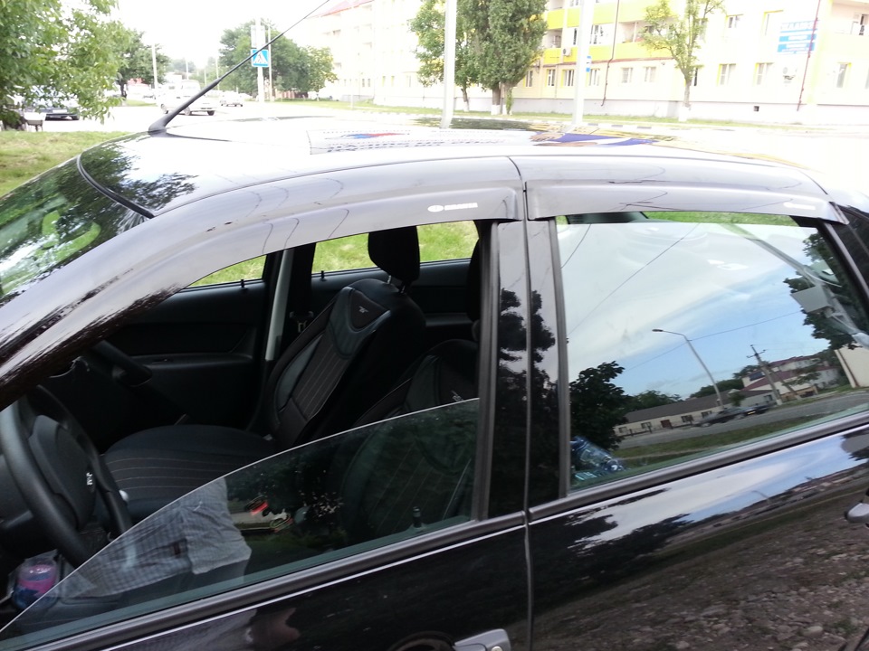 Ветровики "Гранта" — Lada Гранта (1G), 1,6 л, 2012 года | другое | DRIVE2