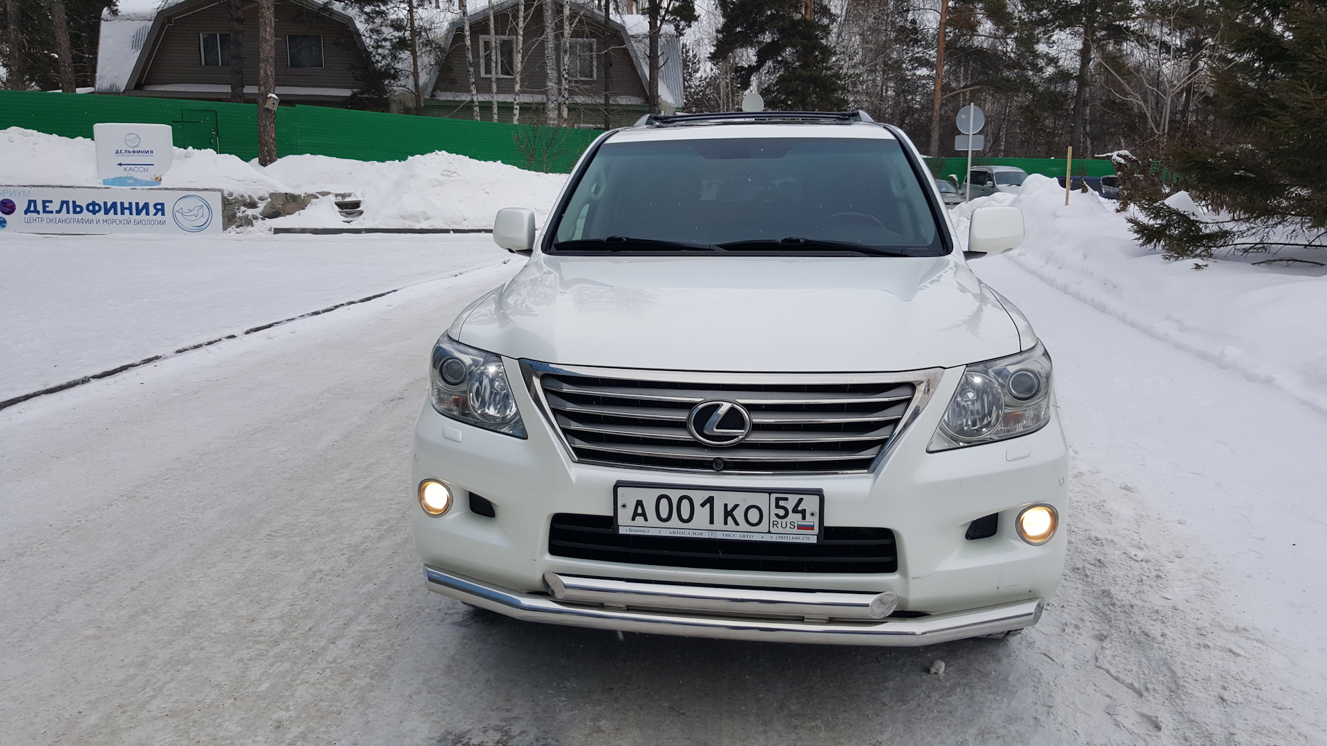 Lexus LX (URJ200/URJ201) 5.7 бензиновый 2011 | Перламутрово-белый на DRIVE2