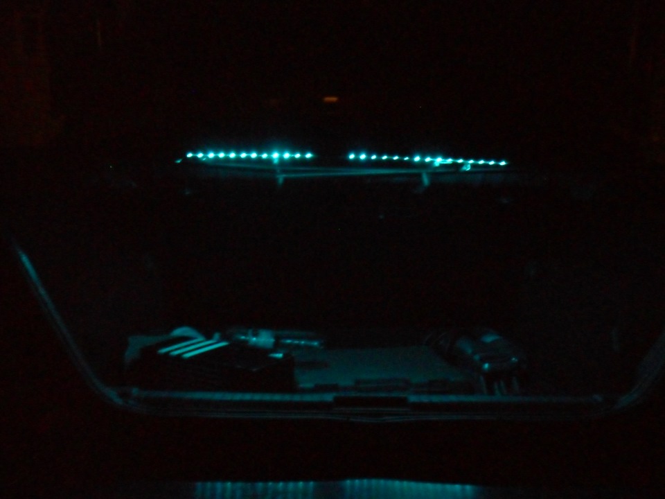 диодная лента в багажник — Daewoo Nexia (N150), 1,5 л, 2011 года ...