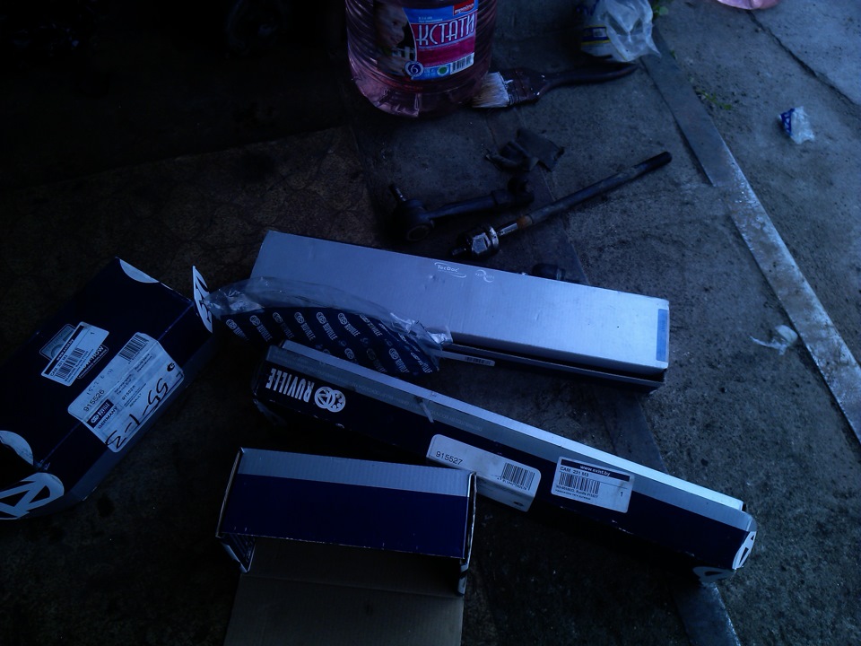 Замена рулевых тяг и наконечников. Замена ремней ГУР и генератора ...