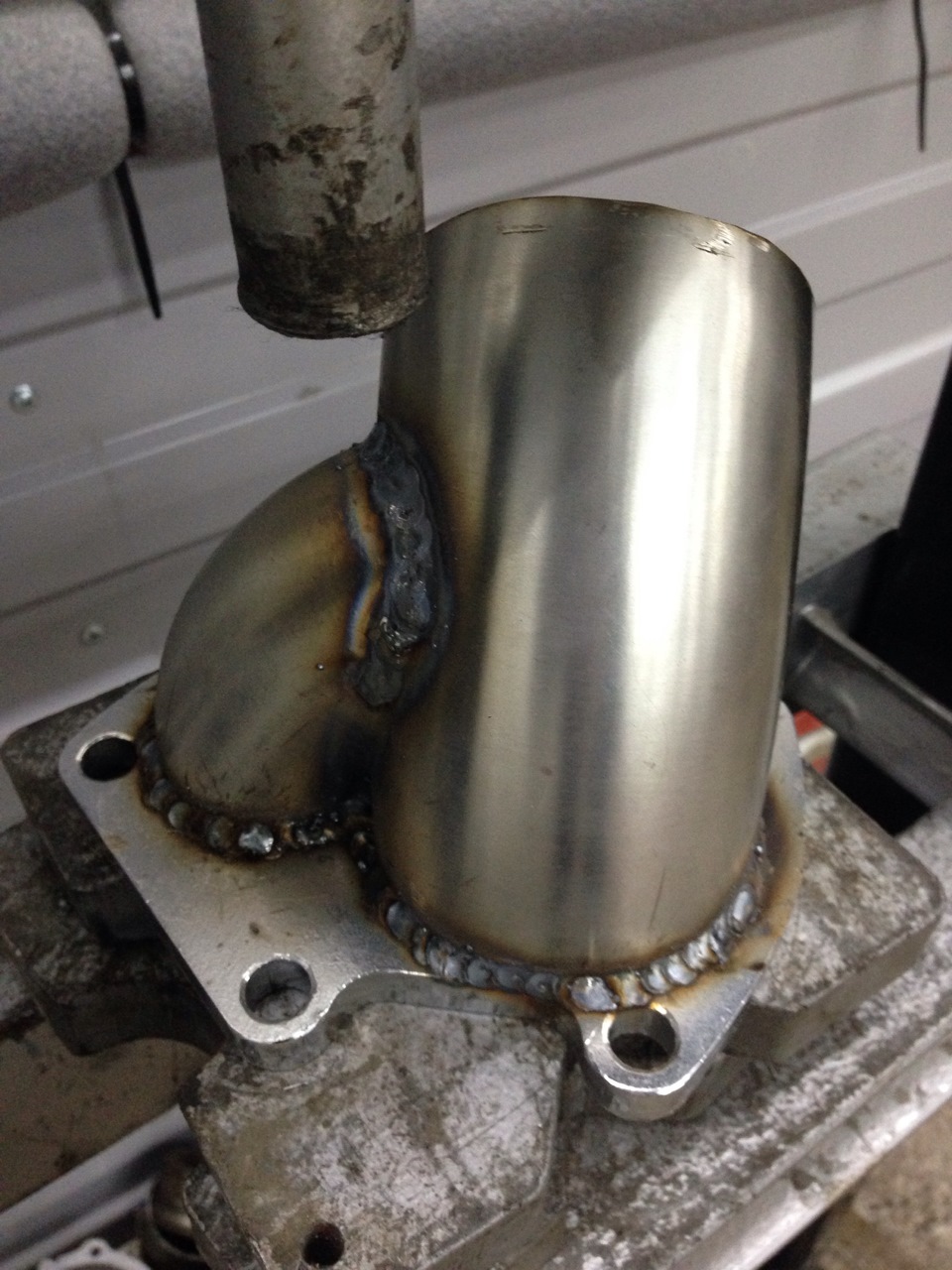 Сварка выхлопа от турбины до банки 76 мм — Subaru Impreza WRX (GD/GG ...