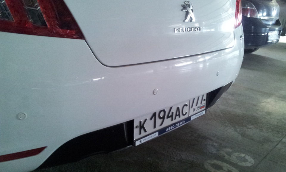 Парктронику — быть! — Peugeot 508 (1G), 2 л, 2012 года | электроника ...