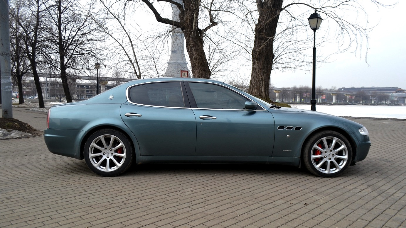 Maserati Quattroporte (5G) 4.2 бензиновый 2005 | Робот в багажнике на DRIVE2