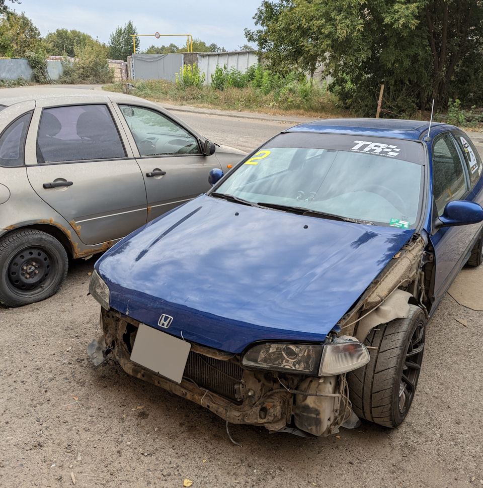 Новый цвет авто. Покраска своими руками — Honda Civic Hatchback (5G), 2,4  л, 1992 года | своими руками | DRIVE2