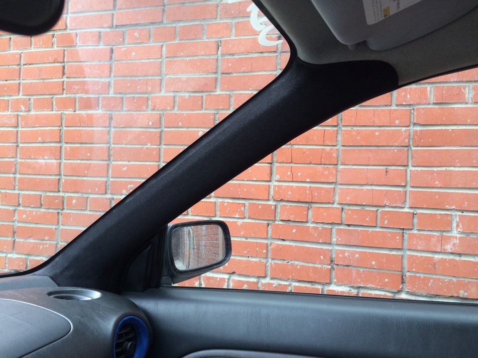 Алькантара в салон 1 этап — Subaru Impreza (GD/GG), 2 л, 2006 года ...