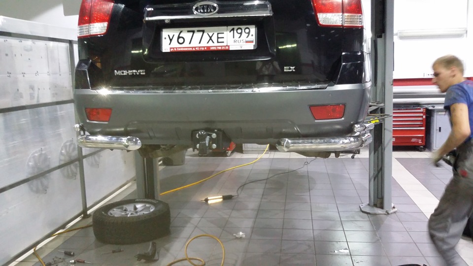 Фаркоп. Производство Коломна — KIA Mohave, 3 л, 2009 года | тюнинг | DRIVE2