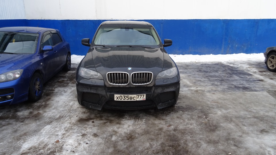 Реснички на фары — BMW X5 (E70), 3 л, 2007 года | стайлинг | DRIVE2