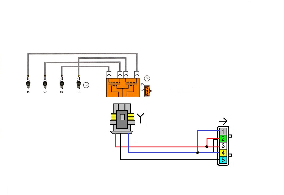 Распиновка модуля зажигания ваз катушка зажигания 2111 в место 4 ИКЗ - Lada 21124, 1,6 л, 2007 года тюнинг DRIVE