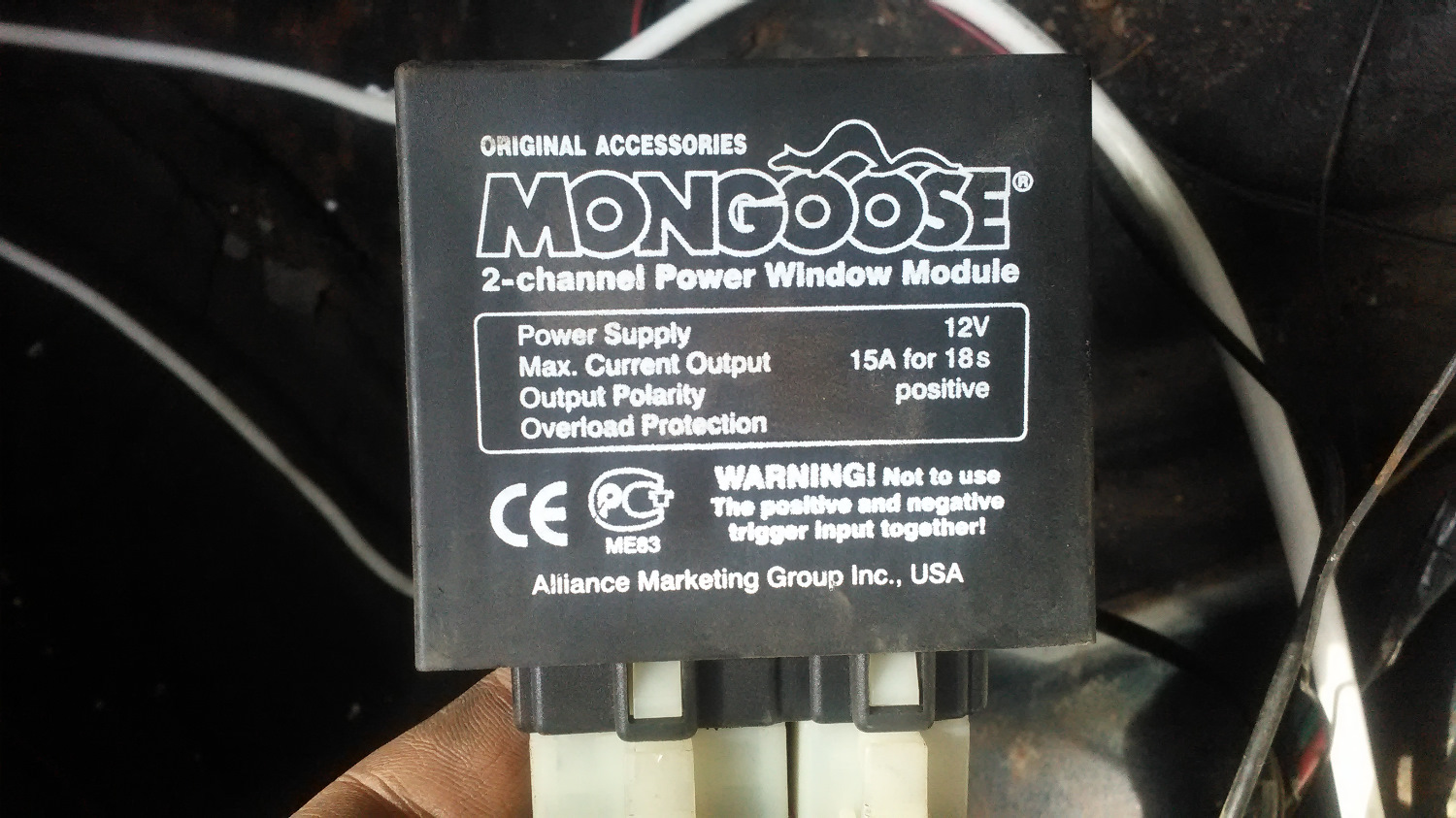 Mongoose 4 channel power window module схема подключения