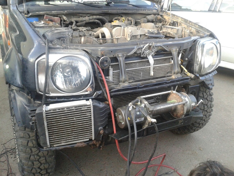 Лебедка на Jimny DDIS Часть 2 — Suzuki Jimny (1G), 1,5 л, 2008 года ...