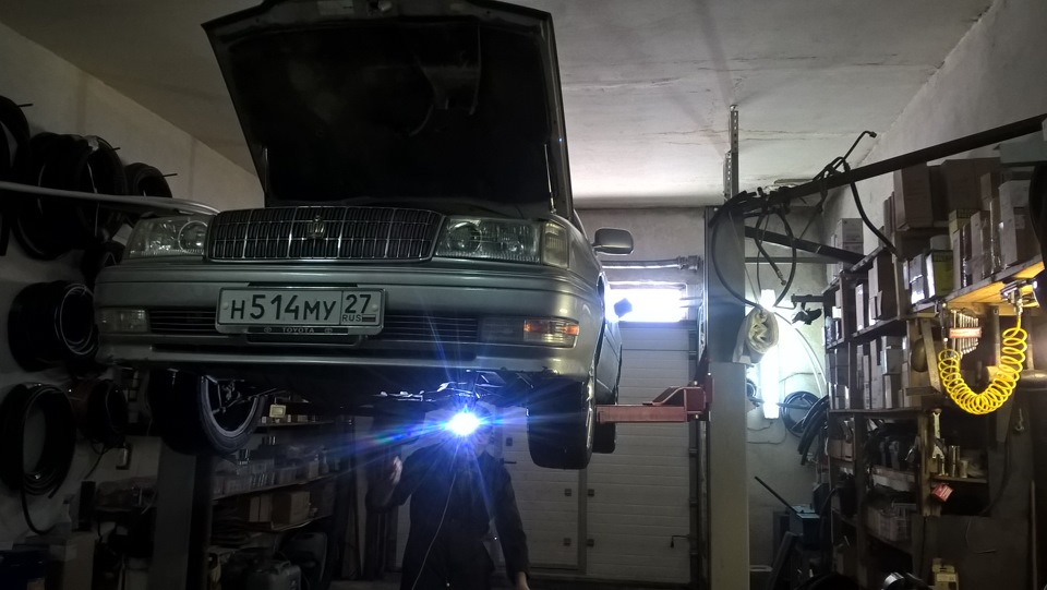 Прочистка топливной системы — Toyota Crown (S170), 3 л, 1999 года ...