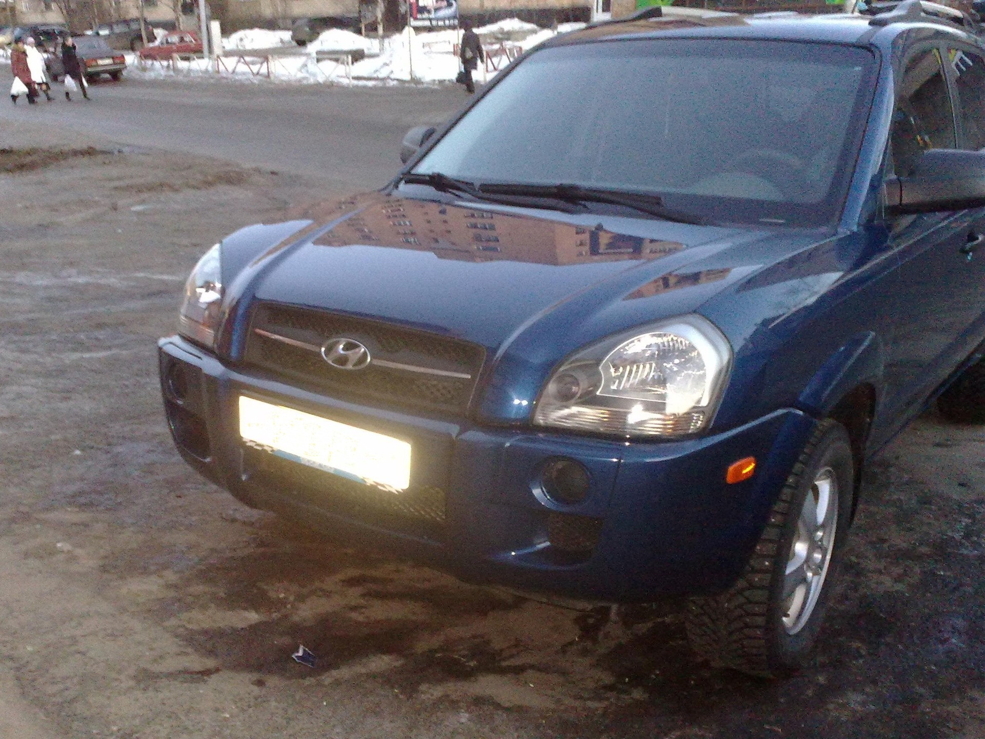 Аэрография — Hyundai Tucson (JM), 2 л, 2006 года | тюнинг | DRIVE2