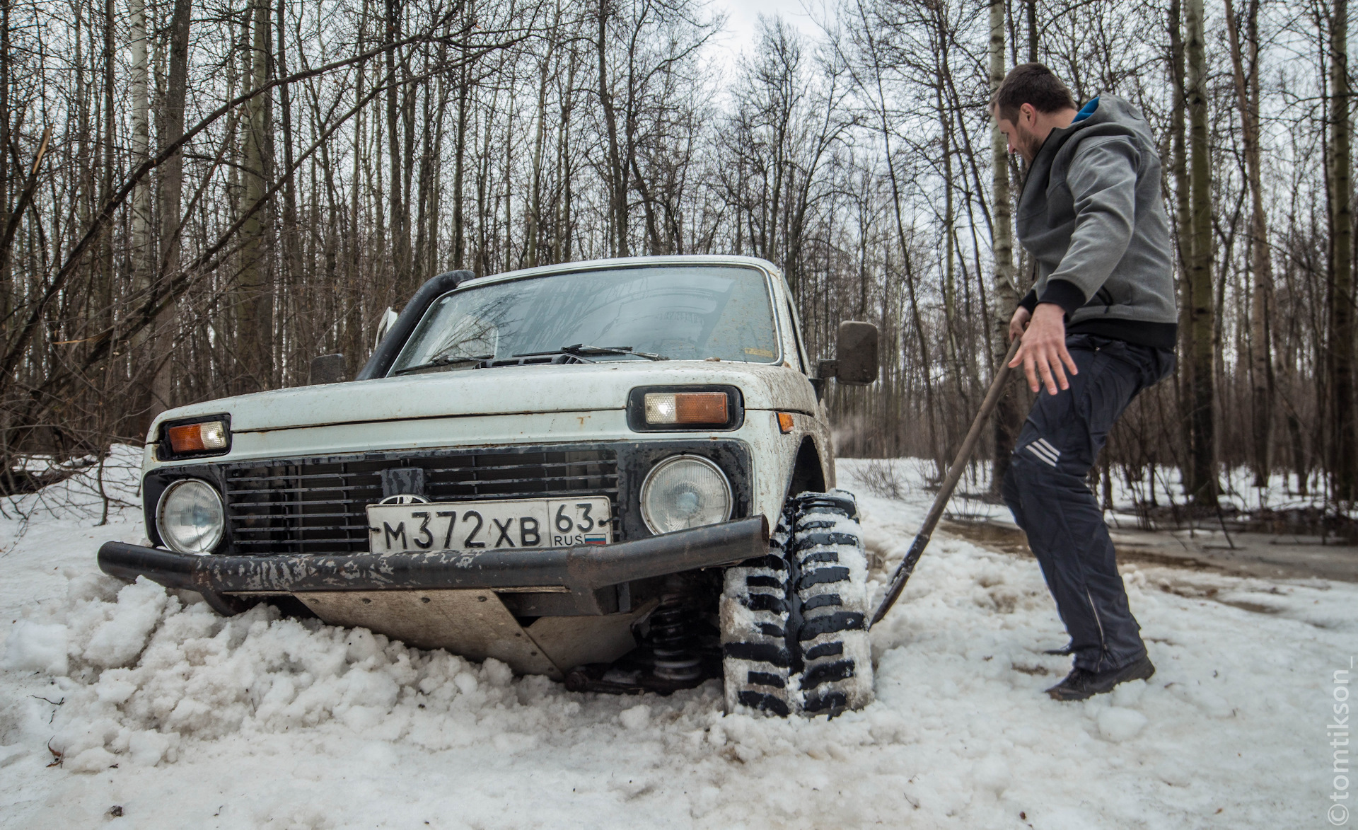 Выезд на Сокский карьер, окрестности горы Тип-Тяв. — Lada 4x4 3D, 1,6 л,  1990 года | путешествие | DRIVE2