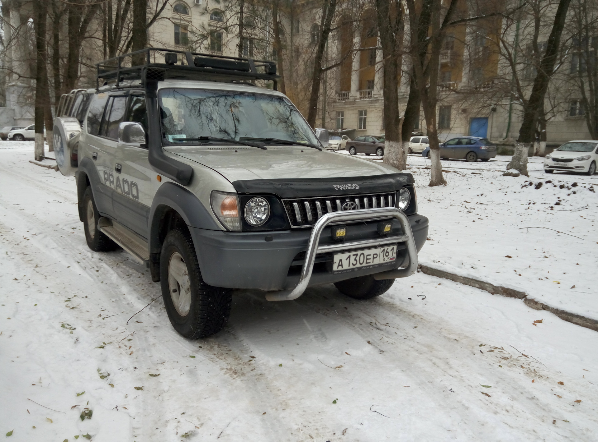 Prado 90 фары круглые