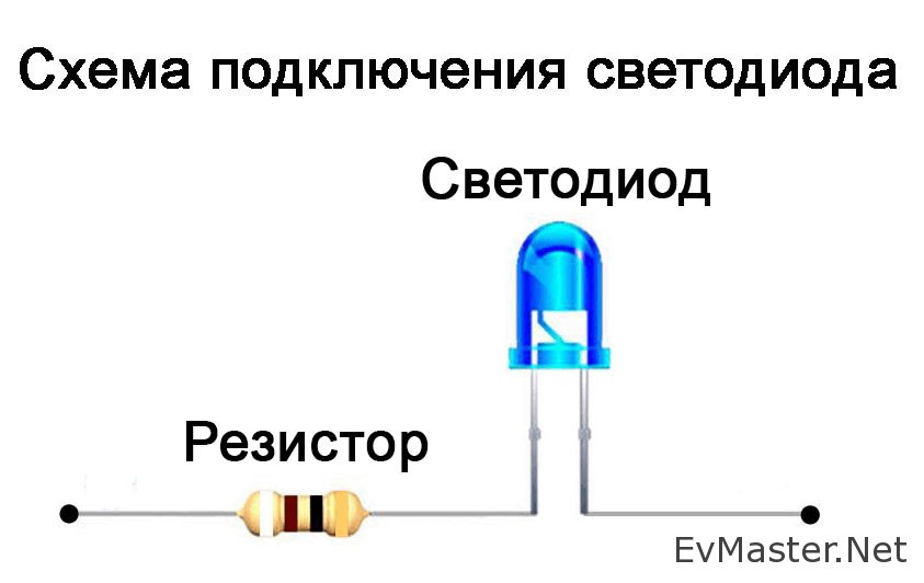 Правильное подключение диода