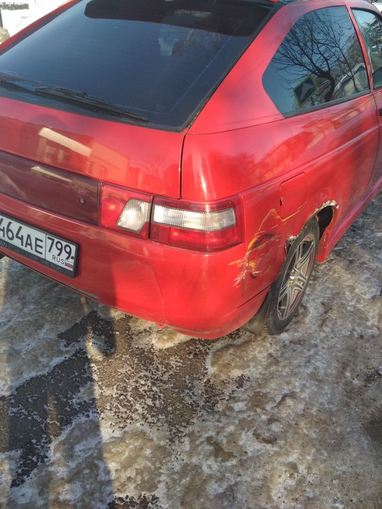 Авария без моего участия. — Lada 112 Coupe, 1,6 л, 2007 года | ДТП | DRIVE2