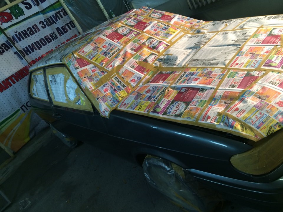 Покраска ваз 2113 в жидкую резину — DRIVE2