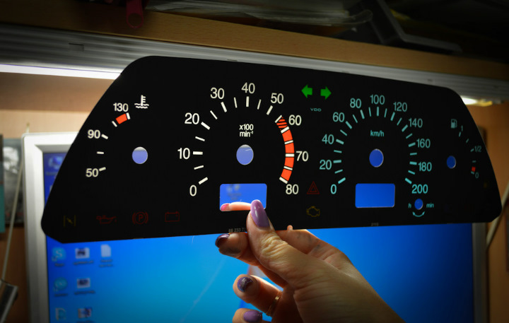 #5 Пересвет приборной панели. — Lada 2114, 1,5 л, 2005 года ...