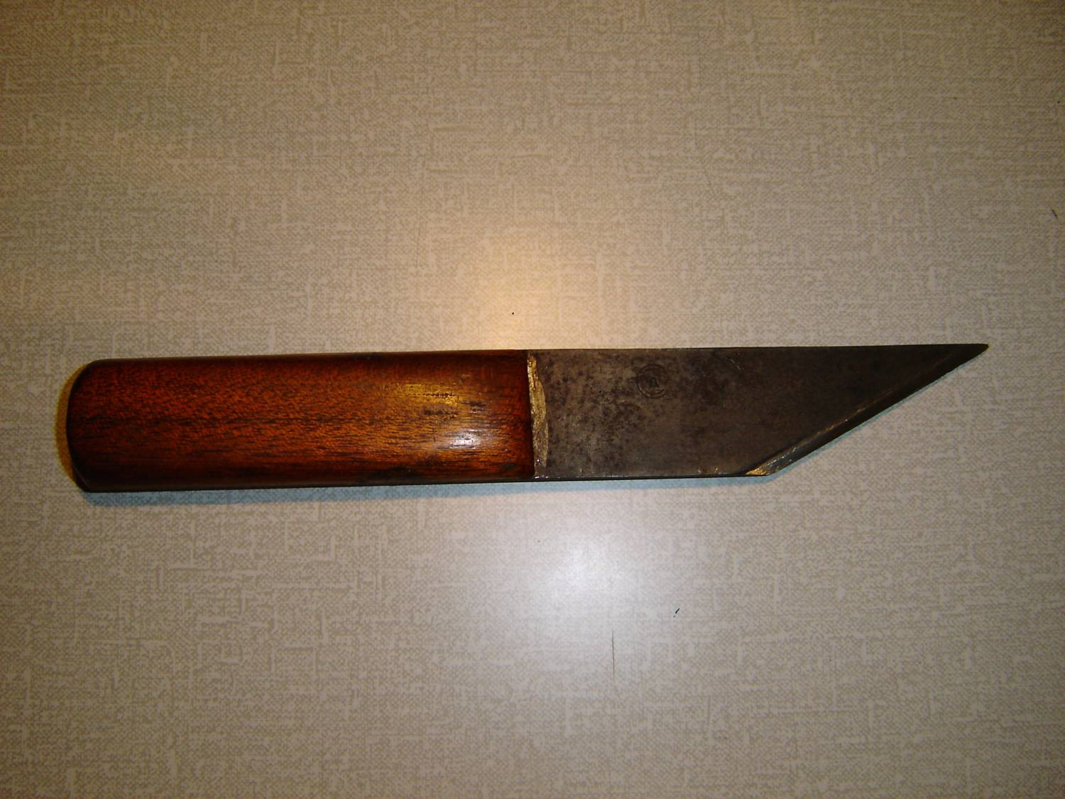 Нож сапожный, 180 мм, (металлист). Косой нож. Косой нож. Косой нож. Японский ремесленный нож киридаши.