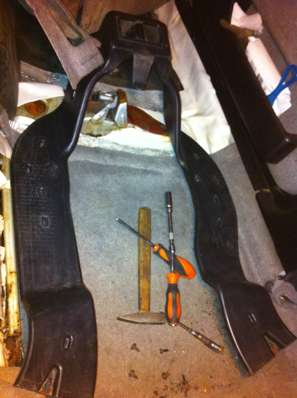 Обдув ног задних пассажиров. — Volkswagen Golf Mk2, 1,6 л, 1987 года ...