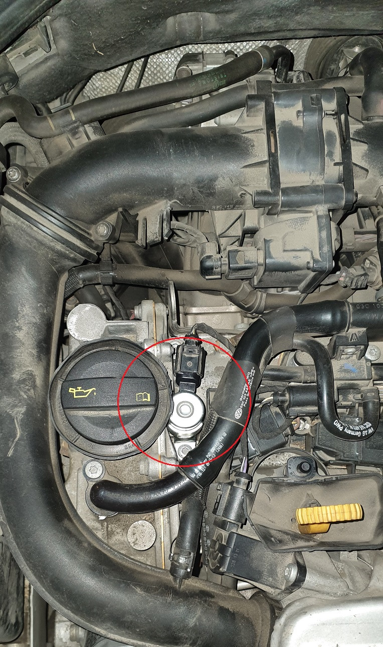 026. Замена клапана ГРМ. — Volkswagen Scirocco (3G), 1,4 л, 2013 года ...