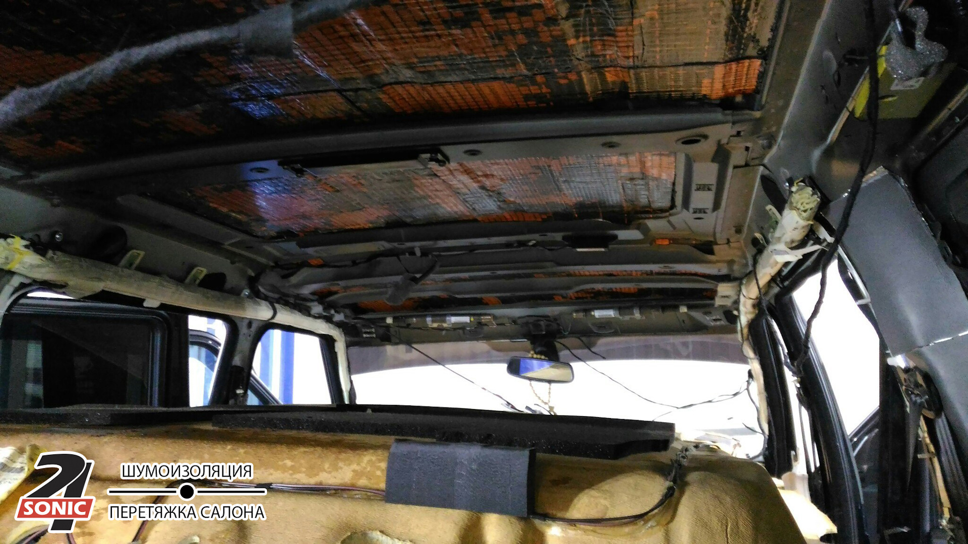 Шумоизоляция потолка Land Rover Discovery — 24sonic на DRIVE2