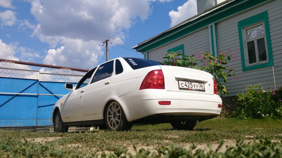 туманки туманки туманочки))))) — Lada Приора седан, 1,6 л, 2007 года ...