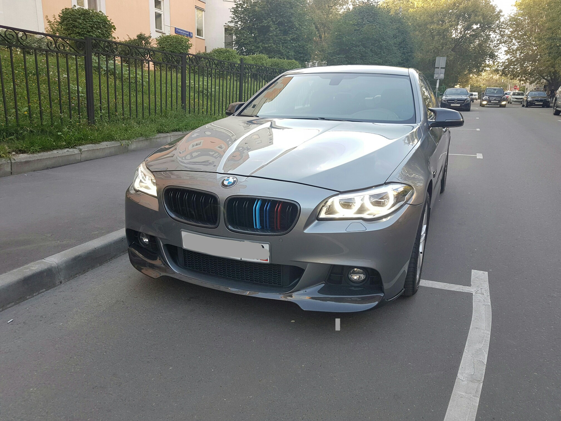 Зеркальный хром BMW f07