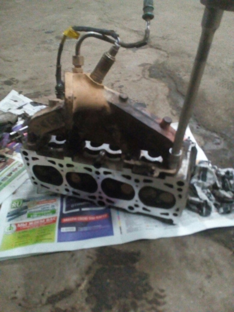 Замена прокладки ГБЦ и резинки впускного коллектора — Audi 80 (B4), 2 л ...