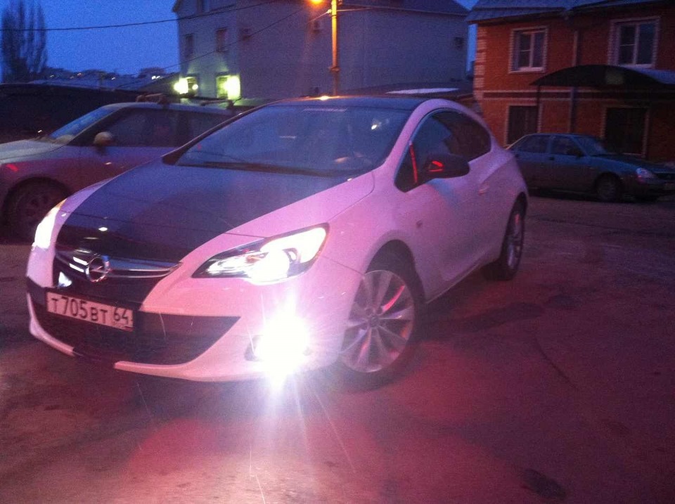 теперь моя малышка классная 2))) — Opel Astra J GTC, 1,4 л, 2012 года ...
