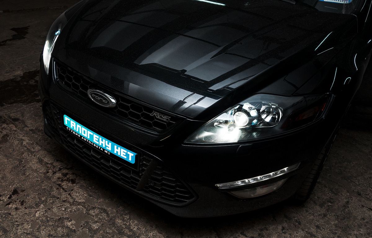 Ford Mondeo 4 — покраска масок в черный мат — ГАЛОГЕНУ NET на DRIVE2